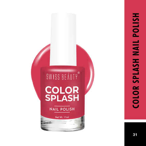 Buy Swiss Beauty Color Splash Nail Polish Shade-31 (11 ml) - Purplle