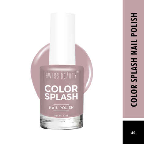 Buy Swiss Beauty Color Splash Nail Polish Shade-40 (11 ml) - Purplle