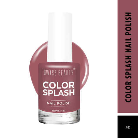 Buy Swiss Beauty Color Splash Nail Polish Shade-42 (11 ml) - Purplle