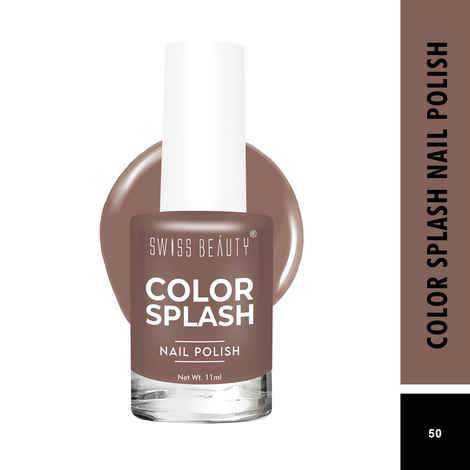 Buy Swiss Beauty Color Splash Nail Polish Shade-50 (11 ml) - Purplle