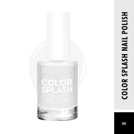 Buy Swiss Beauty Color Splash Nail Polish Shade-58 (11 ml) - Purplle