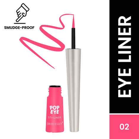 Buy Swiss Beauty Pop Eye Sty-Eyeliner 02 Neon Pink (3 ml) - Purplle