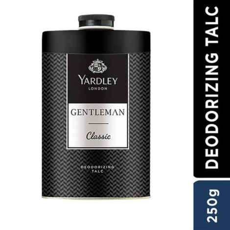 Buy Yardley London Gentleman Classic Deodorizing Talc For Men, (250 gm) - Purplle