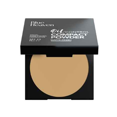 Buy Blue Heaven Oil Control Compact Powder Matte Finish 501 toffe tan - Purplle