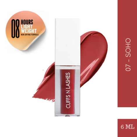 Buy Cuffs N Lashes Matte Liquid Lipstick, SOHO 07 - Purplle