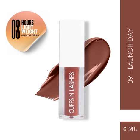 Buy Cuffs N Lashes Matte Liquid Lipstick, Launch Day 09 - Purplle