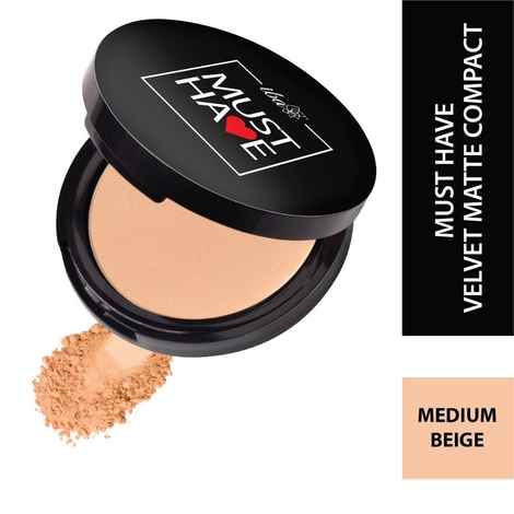 Buy Iba Must Have Velvet Matte Compact - Medium Beige, 9g | High Coverage l Ultra Blendable l Face Makeup | Weightless Formula | SPF 15 | Oil Free Fresh Matte Finish look| Vegan & Cruelty-Free - Purplle