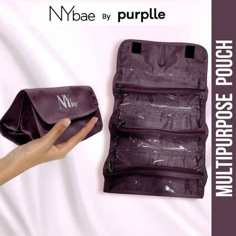 Buy NY Bae Multipurpose Makeup Pouch - Wine - Purplle