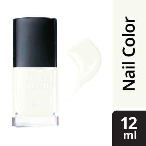 Buy Lakme Absolute Gel Stylist Nail Color, Snowball (12 ml) - Purplle