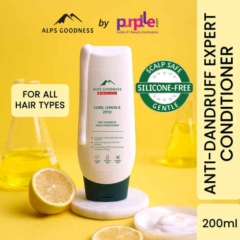 Buy Alps Goodness Curd, Lemon & ZPTO Anti Dandruff Hair Conditioner (200 ml) - Purplle