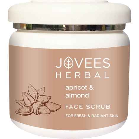 Buy Jovees Herbal Apricot & Almond Face Scrub with Almond, Apricot & Wheatgerm Oil | For Normal to Dry Skin | Gently Removes dead Skin Cells | Reduces Pi gmentation 400 gm - Purplle
