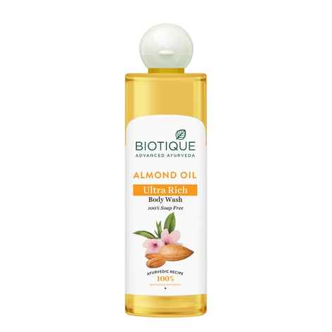Buy Biotique Almond Oil Ultra Rich Body Wash (200 ml) - Purplle