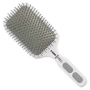 Buy Kent Cushioned Large Setting & Styling Paddle Brush White AHP7 - Purplle