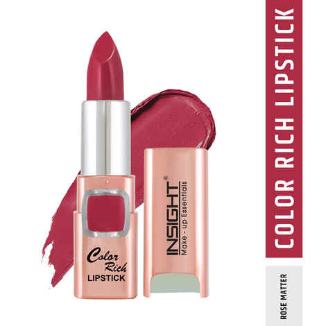 Buy Insight Color Rich Liptick (L-23)_Rose Matter (Matte) - Purplle