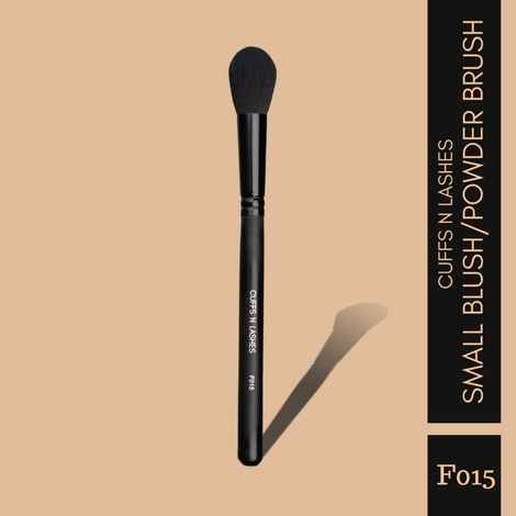 Cuffs N Lashes Makeup Brushes, F015 Small Blush/Powder Brush - 1 pc