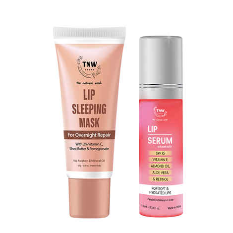 Buy Combo of 2- Lip Sleeping Mask 10g + Lip Serum 10ml - Purplle
