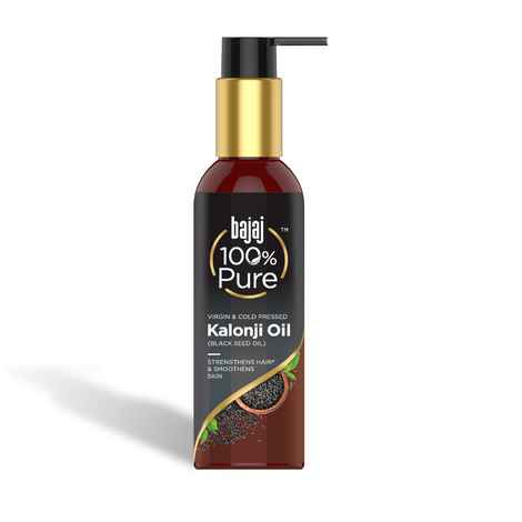 Buy Bajaj 100% Pure Kalonji Oil ( Blackseed Oil) | Virgin & Cold Pressed |Strengthens Hair & Smoothens Skin (200 ml) - Purplle