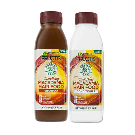 Buy Garnier Fructis Hair Food Nourishing Macadamia Shampoo + Conditioner (Combo Pack of 2) - Purplle