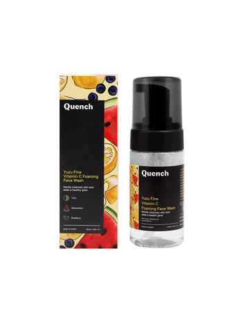 Buy Quench Botanics Vitamin C Korean Face Wash With Yuzu Extracts, Brightens & Improves Skin Texture - 100 ml - Purplle