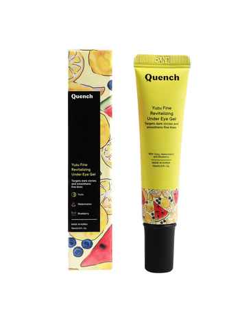 Buy Quench Botanics Vitamin C Under Eye Gel For Dark Circles, Minimizes Signs Of Ageing - 15 ml - Purplle