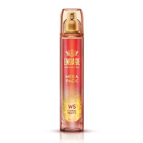 Buy Engage W5 Perfume for Women, Floral and Fruity Fragrance Scent, Skin Friendly Women Perfume, 160 ml - Purplle