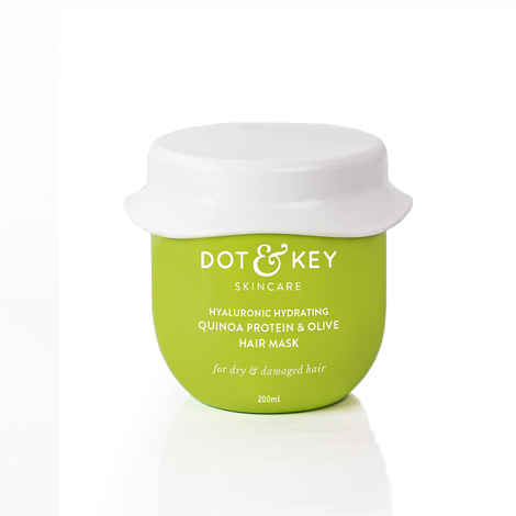 Buy Dot & Key Hyaluronic Hydrating Quinoa Protein & Olive Hair Mask (200 ml) - Purplle