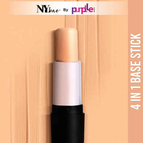 Buy NY Bae Foundation Concealer Contour Color Corrector Stick, For Fair Skin - Queens Royale Porcelain 17 - Purplle