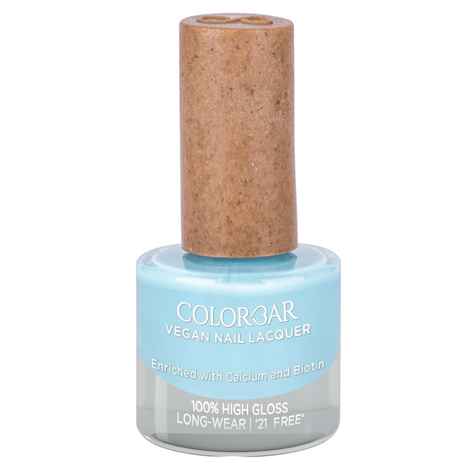 Buy Colorbar Vegan Nail Lacquer - Blu It On - Purplle