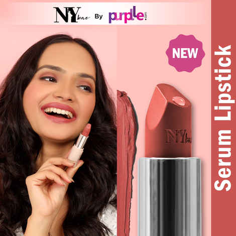 Buy NY Bae Runway Serum Lipstick - Coffee Coast 19 (4.2 gm) | Brown | Highly Pi gmented | Vitamin E & Fruit Oils | Lightweight | Non-Drying - Purplle