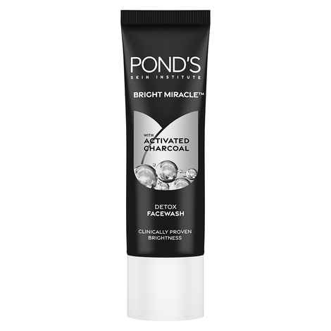 Buy Ponds Pure Detox Anti-Pollution Purity Face Wash With Activated Charcoal, 15 gm - Purplle