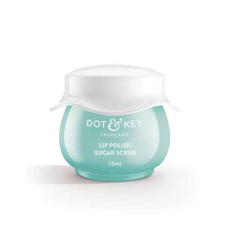 Buy Dot & Key Lip Polish Exfoliating Sugar Scrub (15 g) - Purplle