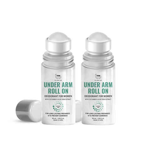 Buy SET OF 2- UNDER ARM ROLL ON 50 ml (WOMEN) - Purplle