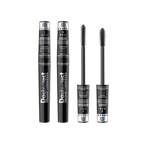 Buy Deborah Milano Double Effect Mascara - Black - Purplle