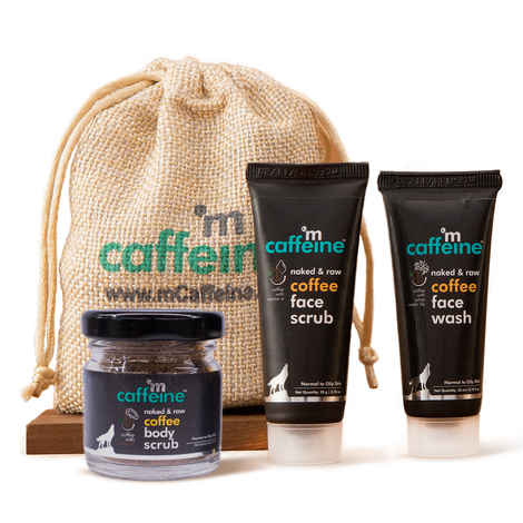 Buy Free MCaffeine Complete Coffee Skin Care Miniature Combo Combo of 3 - Purplle