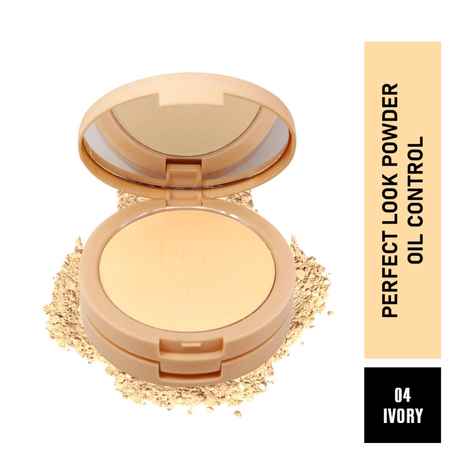 Buy Matt look Perfect look Powder 2 in 1 Formula Oil Control, Powder + Base Concealer, Face Makeup, Ivory (20gm) - Purplle