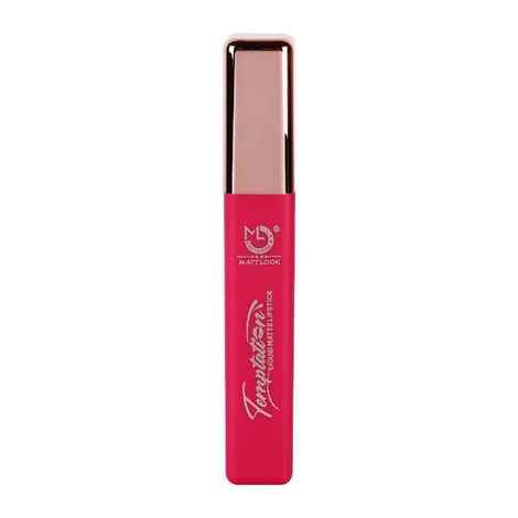 Buy Matt look Lip Makeup Temptation Liquid Matte Lipstick, Blood Red (5 ml) - Purplle