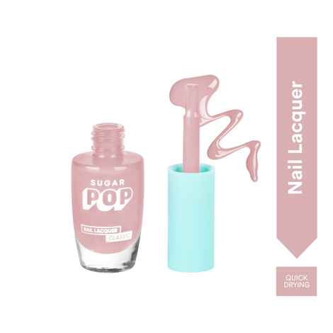 Buy SUGAR POP Nail Lacquer – 01 Spring Bloom (Icy Pink) | Dries in 45 seconds | Chip-resistant | Glossy Finish | High Shine | Nail Polish for Women - Purplle