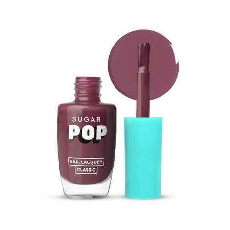 Buy SUGAR POP Nail Lacquer 14 Berry Me (Mauvish Nude) | Dries In 45 Seconds | Chip-Resistant | Glossy Finish | High Shine | Nail Polish For Women, 10 ml - Purplle