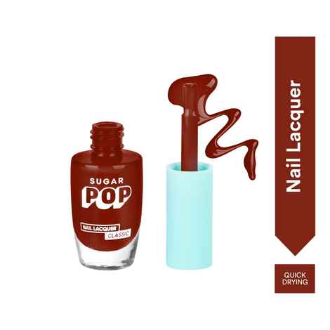 Buy SUGAR POP Glossy Finish Nail Lacquer 15 Bold Please-10 Ml High Shine Long-Lasting Chip Resistant Quick Drying - Purplle