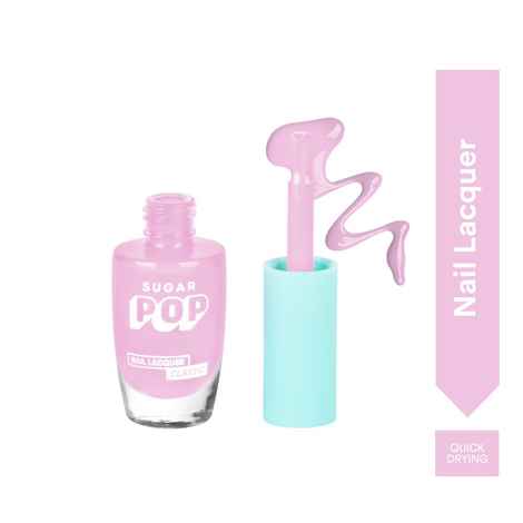 Buy SUGAR POP Nail Lacquer - 16 Lavender Lit (Lavender) 10 Ml - Dries In 45 Seconds, Chip-Resistant, Long-Lasting. Glossy Finish High Shine Nail Polish - Purplle