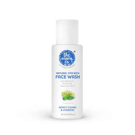 Buy The Moms Co.Natural Vita Rich Face Wash (25 ml) - Purplle