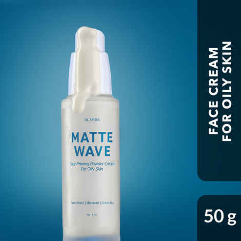 Buy Glamrs Matte Wave - Face Priming Powder Cream for Oily Skin ( 50 gm ) - Purplle