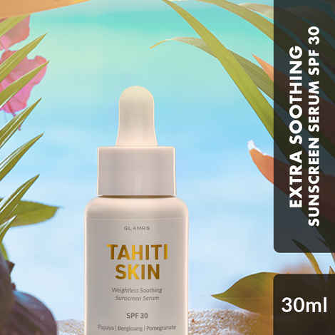 Buy Glamrs Tahiti Skin Weightless Soothing Sunscreen Serum,30 ml - Purplle