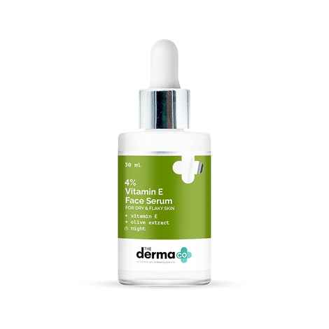 Buy The Derma co.4% Vitamin E Face Serum with Vitamin E and Olive Extract for Dry & Flaky Skin - 30 ml - Purplle