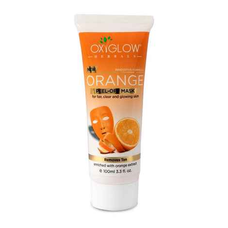 Buy OxyGlow Herbals Orange Peel of Mask, 100 gm, Instant Glow, Even Skin - Purplle