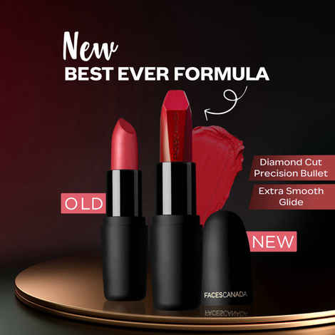 Buy Faces Canada Weightless Matte Finish Lipstick Ruby Rush P11 (4 g) - Exclusively on Purplle - Purplle