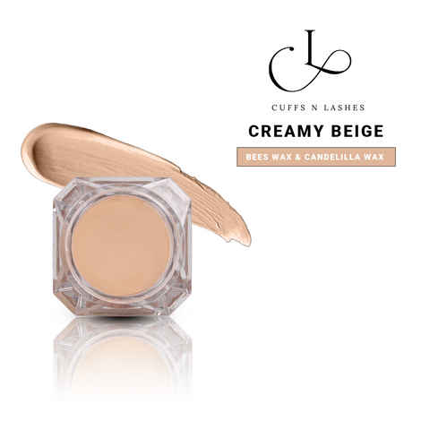 Cuffs N Lashes Cover Pots, Concealer, Creamy Beige - 14 gm