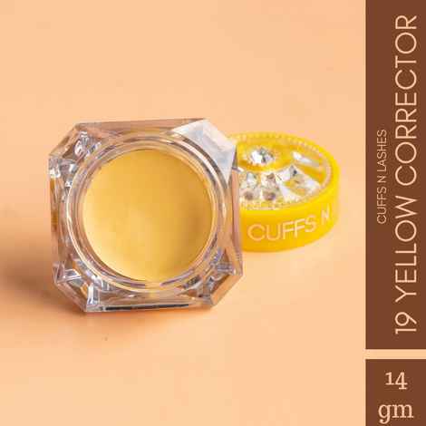 Buy Cuffs N Lashes Cover Pots, Concealer, Yellow Corrector - 14 gm - Purplle