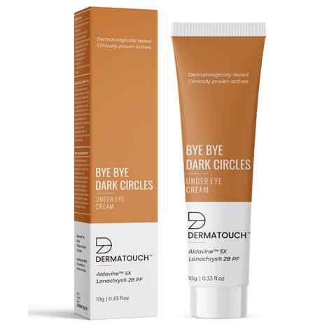 Buy DERMATOUCH Under Eye Cream for Dark Circle || Reduces Eye Puffiness, Eye Bags || Improves Firmness under the Eye Skin || || Dark Circle Remover Cream for Women & Men - 10G - Purplle