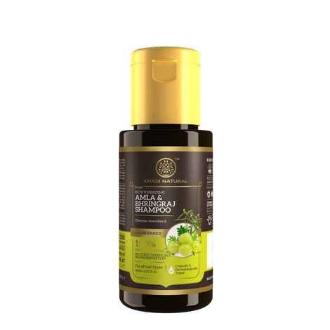 Buy Khadi Natural Amla & Bhringraj Hair SHAMPOO Powered Botanics (30 ml) - Purplle